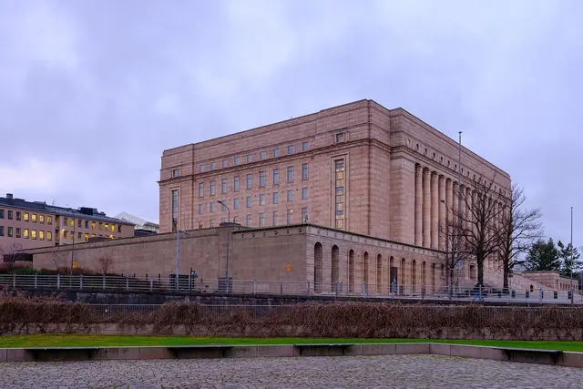 Eduskuntatalo Helsingissä